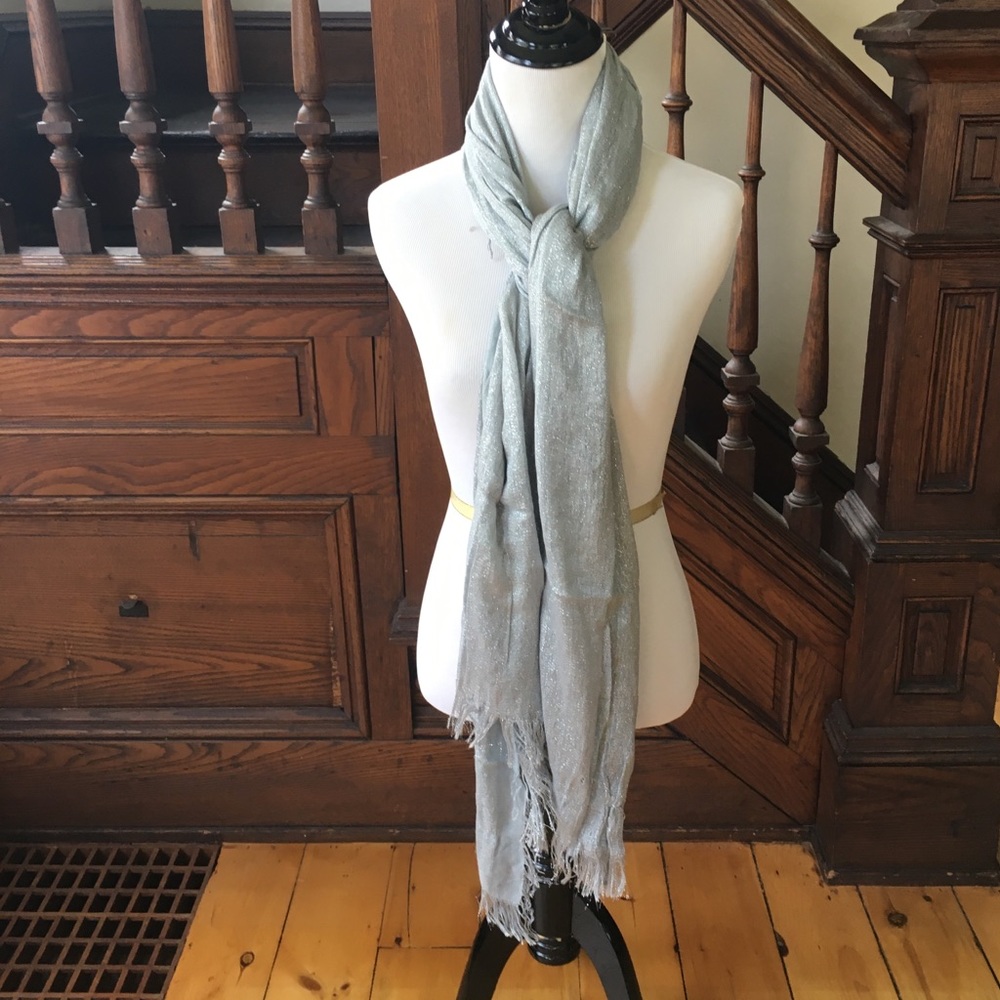 Sparkly Sliver Wrap Scarf